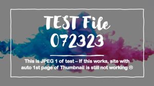 TEST 3 – Jpeg and PPT